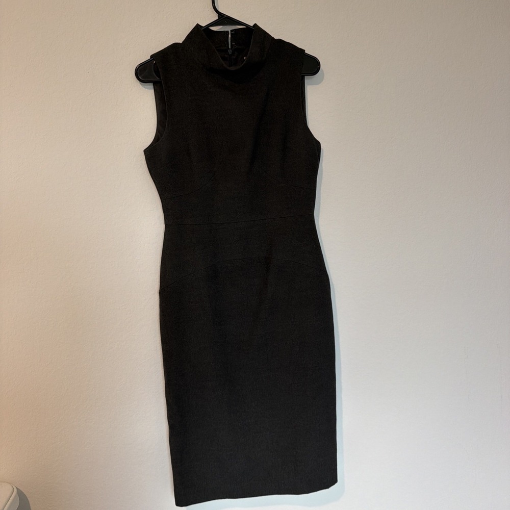 Black Halo Sleeveless Black Sheath Dress Sz 10